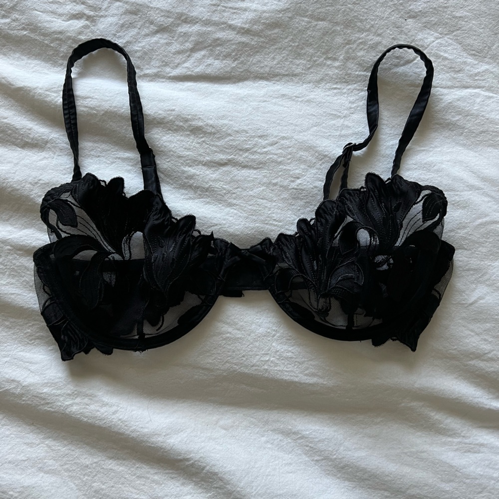 Fleur Du Mal Lily Bra Black